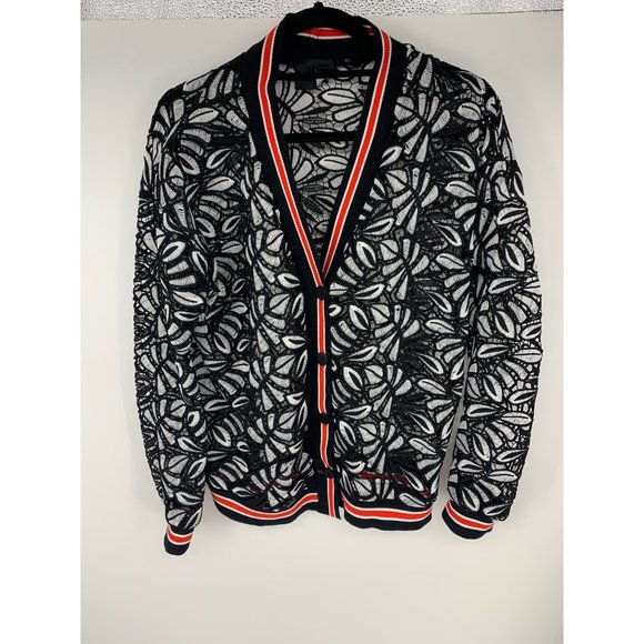 Dolce Cabo Sweaters - Dolce Cabo Black and White Cardigan Size L